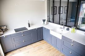 Cuisine Menuisee Laque Corian Cuisine Agenceur Cedre