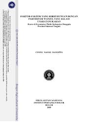 02 juli 2015 informatics and business institute darmajaya 98 penerapan sistem informasi manajemen pada usaha kecil menengah di provinsi lampung 1ita fionita, 2betty magdalena 1,2jurusan manajemen, fakultas ekonomi dan bisnis institut informatika dan bisnis darmajaya Top Pdf Beberapa Faktor Yang Berhubungan Dengan Wanita Tani Dalam Pemanfaatan Lahan Pekarangan Kasus Di Kecamatan Konda Kabupaten Kendari Sulawesi Tenggara 123dok Com