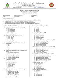 Pada kesempatan yang baik ini, kami akan membagikan kumpulan soal ujian sekolah atau usbn mata pelajaran bahasa inggris kelas 12 sma/smk/ma. Soal Bahasa Mandarin Kls Xi