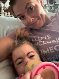 Our first inpatient hospital stay. Freya got a nasty stomach bug. Freya  seems to get hit harder than my other kids when sick and I blame it