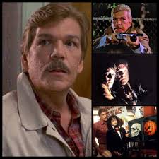 American character actor Tom Atkins, born November 13, 1935, whose 80s film  credits include The Fog (1980), The Ninth Configuration (1980), Escape from  New York (1981), Creepshow (1982), Halloween III: Season of