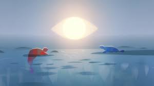 Choose the green creature on the left so you can fly around the map; Google Spotlight Stories Sonaria Appid 713320 Steamdb