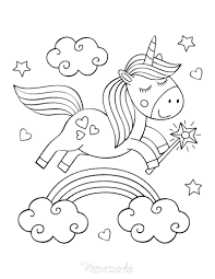 These beautiful creatures set the mind on fantasy and dreaming. 75 Magical Unicorn Coloring Pages For Kids Adults Free Printables