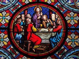 Abbot suger began to incorporate stained glass windows because he thought they created a heavenly light representing the presence of god. Color Glass Window Last Supper Basel Basel Cathedral Glass Glass Window Stained Glass Culture Art Religion Symbol Pikist