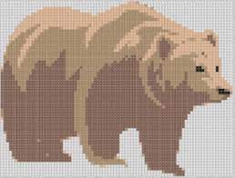 Original cross stitch patterns to print online. Amazon Com Brown Bear Cross Stitch Pattern Ebook Designs Mother Bee Books