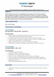 As you prepare for the. Ct Technologist Resume Samples Qwikresume