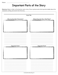 Story elements are the ingredients of a good story. Important Elements Of The Story Worksheet Have Fun Teaching