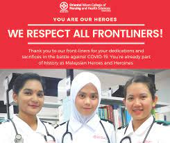 We are preparing members of the healthcare workforce of tomorrow. Oriental Nilam Because We C A R E