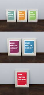 Free Realistic Poster Frame Mockup Poster Frame Poster Mockup Free Frame Mockups