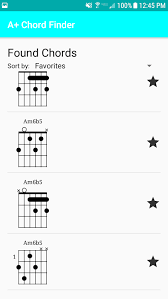 The notes that the a5 chord consists of are a, e. A Chord Finder By Play Cannon Android Apps Appagg