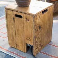 Easy To Make Cover Table To Hide Gas Cylinder For Table Heater Easily Made With Pallet Wood T Fire Pit Patio Furniture Propane Tank Cover Diy Propane Fire Pit