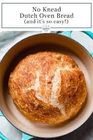Easy No Knead Bread Recipe Made In A Dutch Oven Little Spice Jar Recipe Recipes Bread Recipes Sweet Vegan Recipes Easy