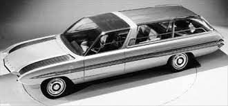 The 600 hp gas turbine engine that powered big red was developed and produced by ford under a contract with the deparment of defense. 1964 Ford Aurora Concept Car