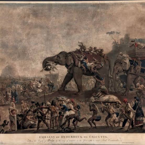 Delhi - Shewing the entrance to the palace by W. Miller after W. Purser | Memoirs of India