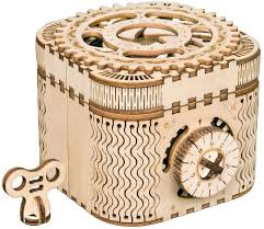 Rolife diy 3d wooden puzzle new design sailing ship model wholesale. Amazon Com Robotime 3d Wooden Treasure Box Puzzle Unique Model Kits To Build Mechanical Engineering Kits Great Birthday For Adults And Children Age 14 Toys Games