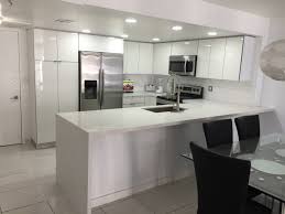 modern white kitchen cabinet installation