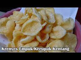 Resep Krenyes Empuk Kerupuk Kentang Youtube In 2021 Snack Recipes Food Snacks