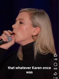 I give her an "A" for effort. I agree with "Be careful how you label other  women." 👍 I disagree that "All Karens are women who complain, not all  women who complain