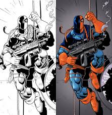 Deathstroke vs deadpool coloring pages. Deathstroke Colors By Juggertha On Deviantart