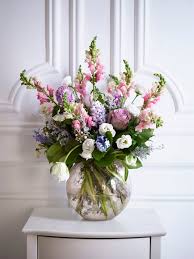 Shop in store or online. Tesco Direct Tesco Crackle Ball Vase Rose Spring Flower Arrangements Flowers Bouquet Gift Flower Arrangements