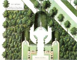 Disparu Le Chateau De Marly Le Dome Et Ses Immenses Niches De Treillage
