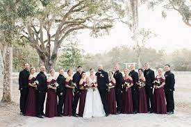 Rustic Winter Wedding At Chandler Oaks Barn Orlando Wedding Photographer Kristen Weaver Photography Burgandy Wedding Winter Wedding Black Wedding Dresses
