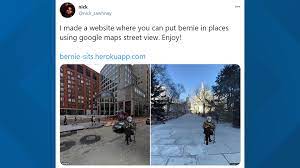 Put Bernie Anywhere An Nyu Grad Student Created A Way To See Bernie Sanders And His Mittens At Any Address 11alive Com