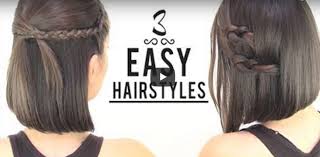 6 easy and beautiful hairstyles for short hair. 3 Easy Hairstyles For Short Hair Easy Life Hacks