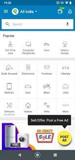 Quikr jobs, this app can be used to locate ideal jobs for any kind of job seekers. Quikr 11 03 Descargar Para Android Apk Gratis