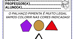 1entre no play store do seu celular e procure o nome aprender as formas babybus. Lindas Atividades Com Formas Ou Figuras Geometricas Para Educacao Infantil Espaco Pedagogico
