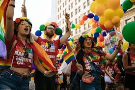 LGBT Pride Parade a dazzling mix of sun, rainbows