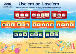 Unlike many other countries, there are no national holidays in the united states because most federal holidays are also observed as state holidays. Singapore Public Holidays 2016 Calendar 7 Long Weekends