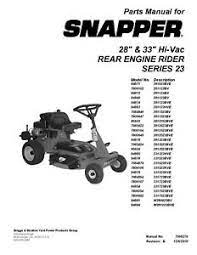 Snapper rear engine rider parts. Snapper Parts Repair Manual 28 33 Hi Vac Rear Engine Series 23 On Cd Ebay