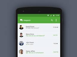 Google Hangouts Material Design Google Hangouts Android Design
