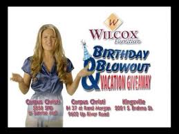 Padre island dr., corpus christi, texas, united states. Wilcox Furniture Commercial 4 With Meaghan Cooper Youtube