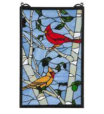Cardinal Stained Glass Window