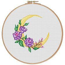 Creaking horse playing product no: More For Free Flower Moon Counted Cross Stitch Pattern Pdf Etsy Counted Cross Stitch Patterns Cross Stitch Patterns Stitch Patterns