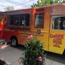 Food trucks are growing in popularity for catering events. Butter Ur Biscuit Latin Soul Cuisine