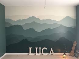 Mountain Mural Nursery Wall Babyzimmer Babyzimmer Mountain Mural Nursery Wall Nursery Wall Murals Nursery Mural Mountain Mural
