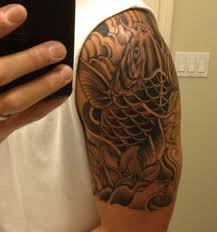 Koi 1 4 Sleeve Koi Fish Tattoo Koi Tattoo Design Sleeve Tattoos