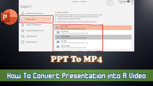 Cara save video dari youtube. Convert Ppt To Mp4 How To Convert Powerpoint 2016 2019 Presentation Into Mp4 Videos Youtube
