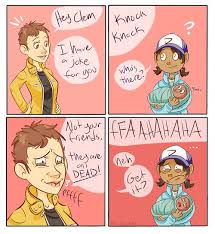 Jane Tells Another Bad Joke The Walking Dead Telltale Walking Dead Art The Walking Dead