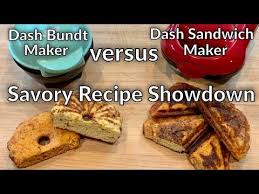 Use your unique 40%, 30%, or 20% off code or use promo code big30 (30% off for kohl's cardholders) use promo code smrmvcfree (free shipping for kohl's cardholders). Dash Mini Bundt Vs Sandwich Maker The Savory Recipe Showdown Youtube Bundt Recipes Sandwich Maker Recipes Mini Bundt Cakes Recipes