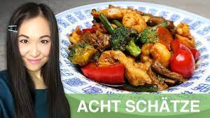 Rezept Acht Scha Tze Acht Kostbarkeiten Chop Suey Chinesisches Essen Wie Im Restaurant Youtube Chinesisches Essen Chinesisches Essen Rezepte Rezepte