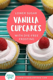 Healthy Vanilla Cupcakes Less Sweet And So Good Recipe Healthy Cupcake Recipes Cupcake Recipes For Kids Sugar Free Cupcakes