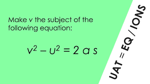 These variables are usually spatial coordinates and time, but may include momentum components. Rearranging Equations Suvat Worked Example Gcse Physics Youtube