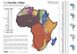 Egipto, etiopía, sudáfrica y la república. El Verdadero Tamano De Africa Explicado En Este Sensacional Mapa
