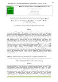 Kajian ini mengemukakan dua objektif kajian. Pdf Amalan Pembelian Secara Atas Talian Dan Faktor Faktor Mempengaruhi