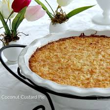 Bisquick Coconut Custard Pie In Blender Impossible Coconut Custard Pie Coconut Custard Pie Coconut Recipes Coconut Custard