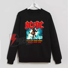 Full album — acdc blow on up video! Acdc Blow Up Your Video World Tour 1988 Band Sweatshirt Vintage Acdc Sweatshirt Funny Sweatshirt On Sale Bricoshoppe Com